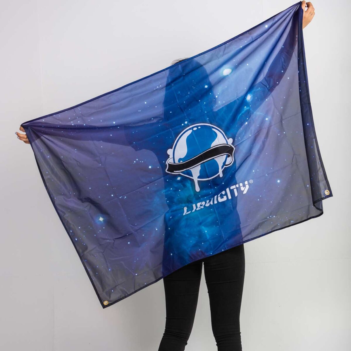 Vierkant2 Flag Blue