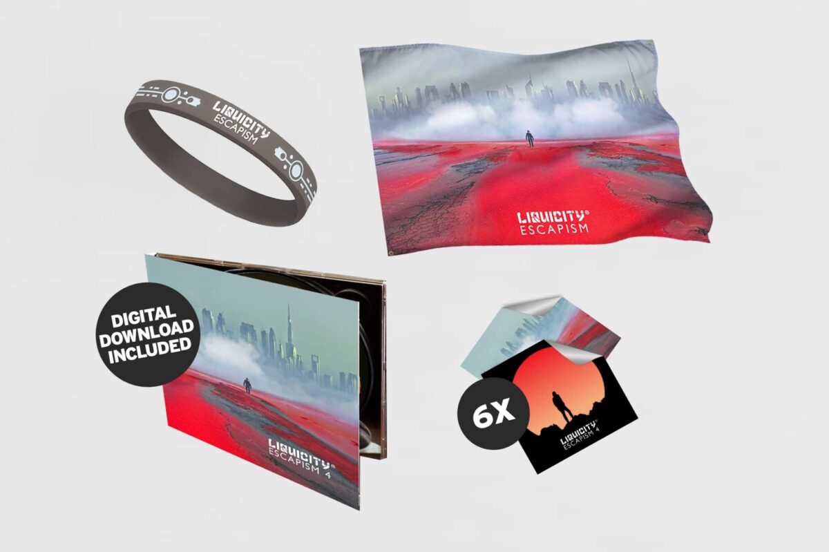 Escapism 4 Bundle 1: CD + Flag + Stickerpack + Wristband + Download