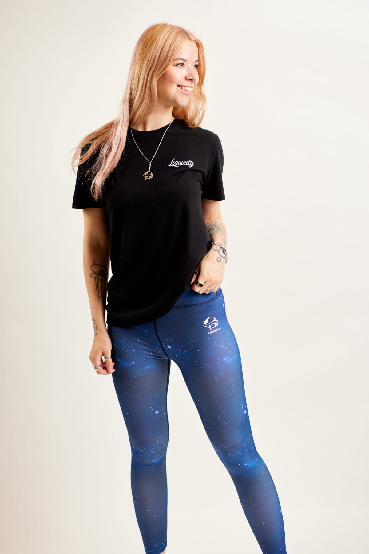 Liquicity-Merchandise8422 Leggings Galaxy Blue