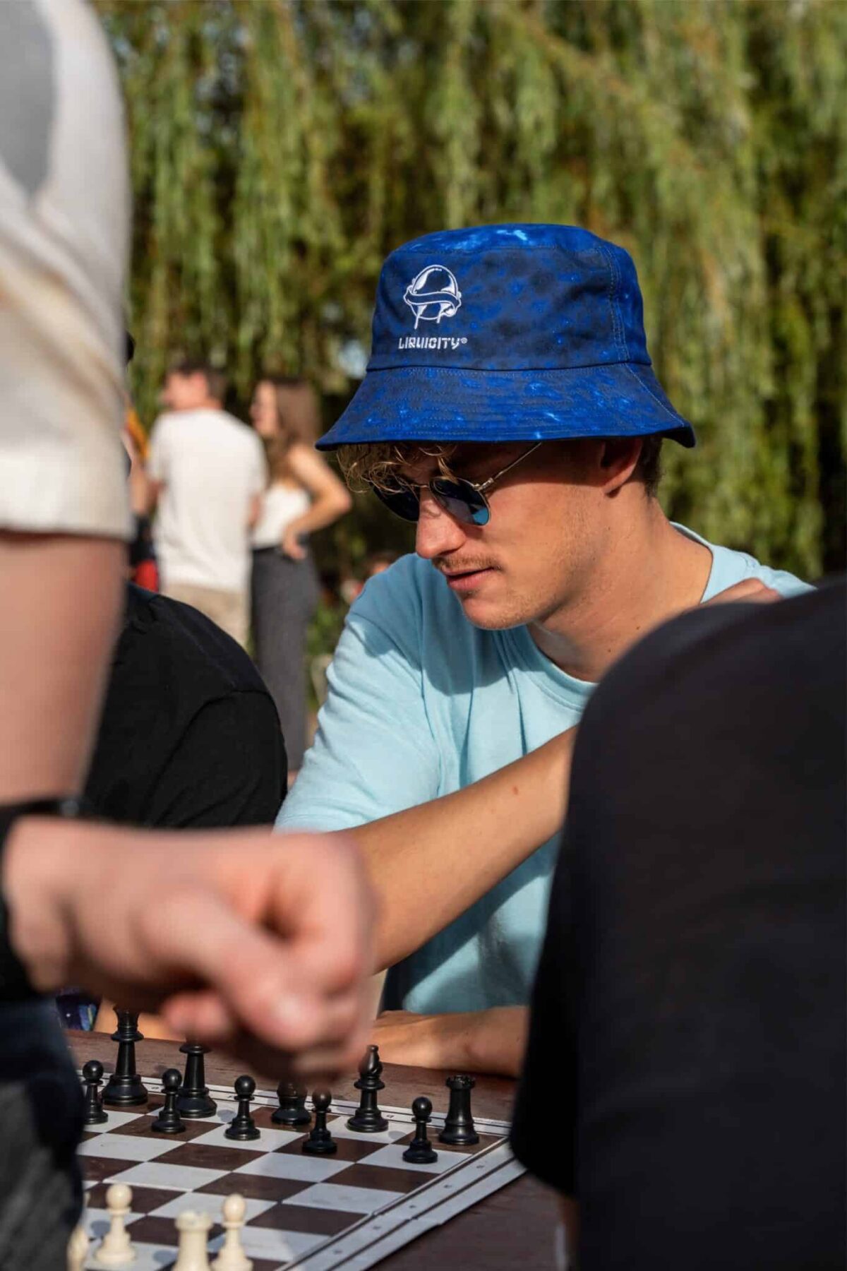 bucket hat (5) Bucket Hat Black / Galaxy Blue